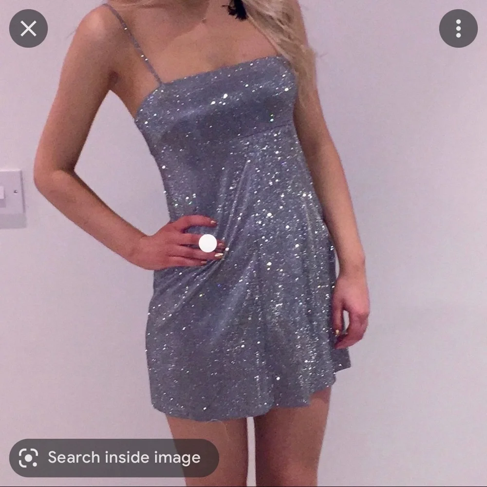 Urban Outfitters Purple Glitter Dress - Picture 5 of 8